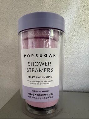 POPSUGAR Lavender + Vanilla Shower Steamers - Pale Purple
